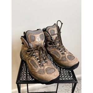 Vasque Hiking Boots Womens Size‎ 8.5M Leather Vibram Sole Trail Walking Shoes
